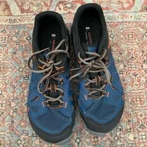 Merrell Mens All Out Blaze Sport Hiking Water Shoes Sz 11 Blue/Black